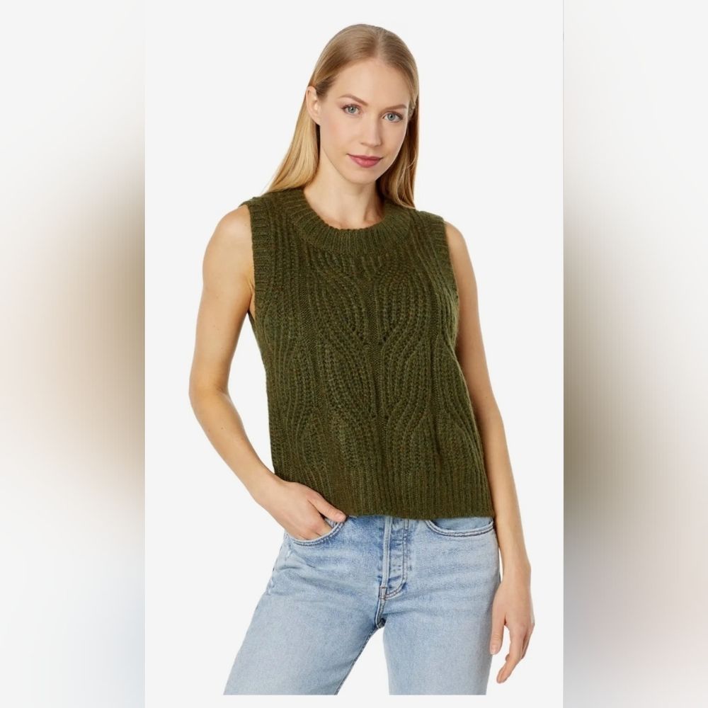 Madewell teddy pointelle vest size Xs